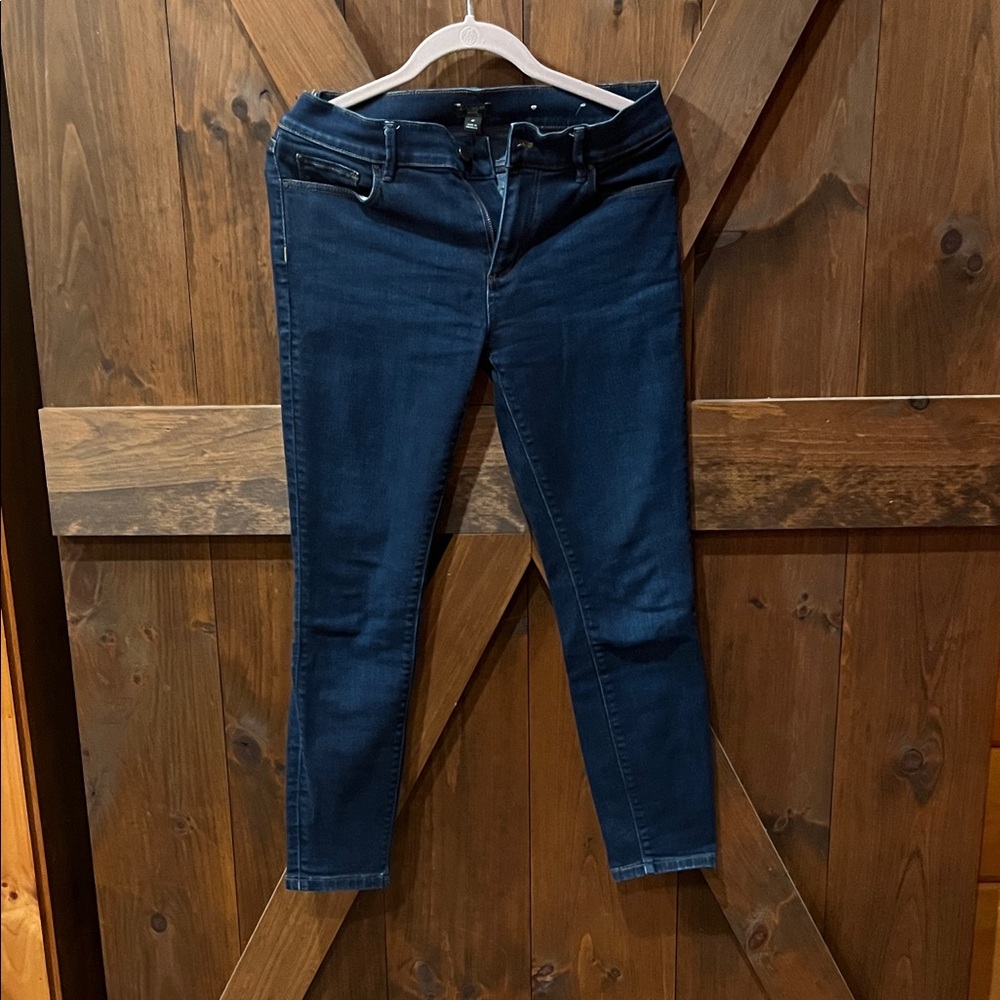 Ann Taylor Factory Midnight Blue Skinny Jeans